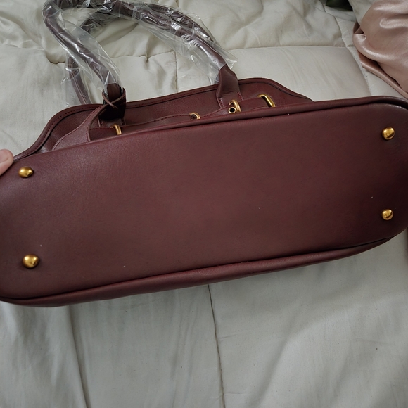 NWOT Autumn New Vintage Niche Design Handbag, High-Quality Commute - Picture 7 of 8